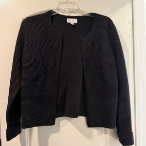 Elle Classic Black Knit Cardigan